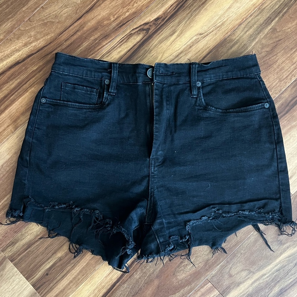 BLANKNYC The Barrow Black Jean Shorts